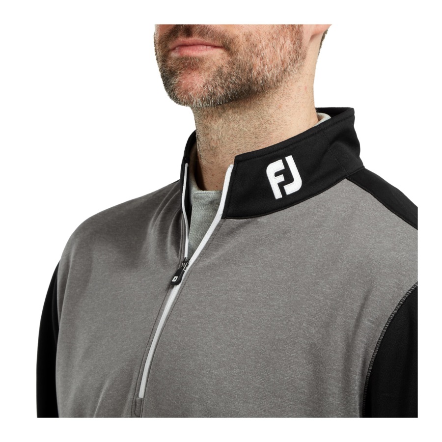 Black-Heather Coal Footjoy Heather Colour Block Chill-Out