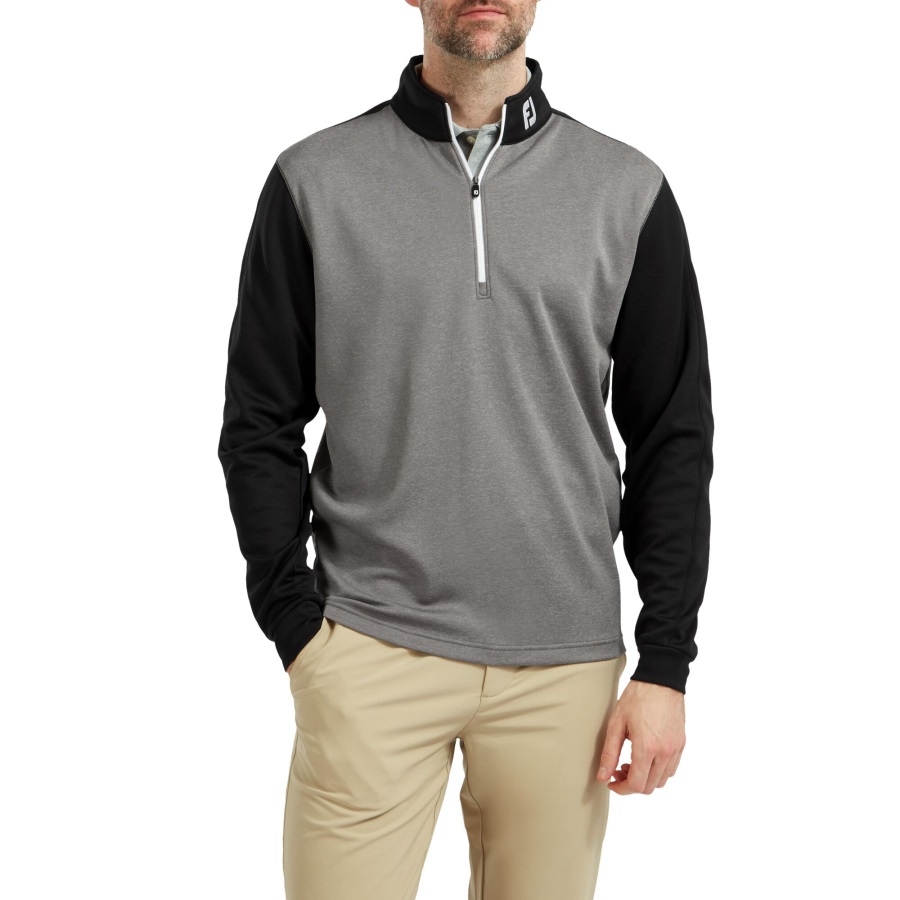 Black-Heather Coal Heather Colour Block Chill-Out Footjoy