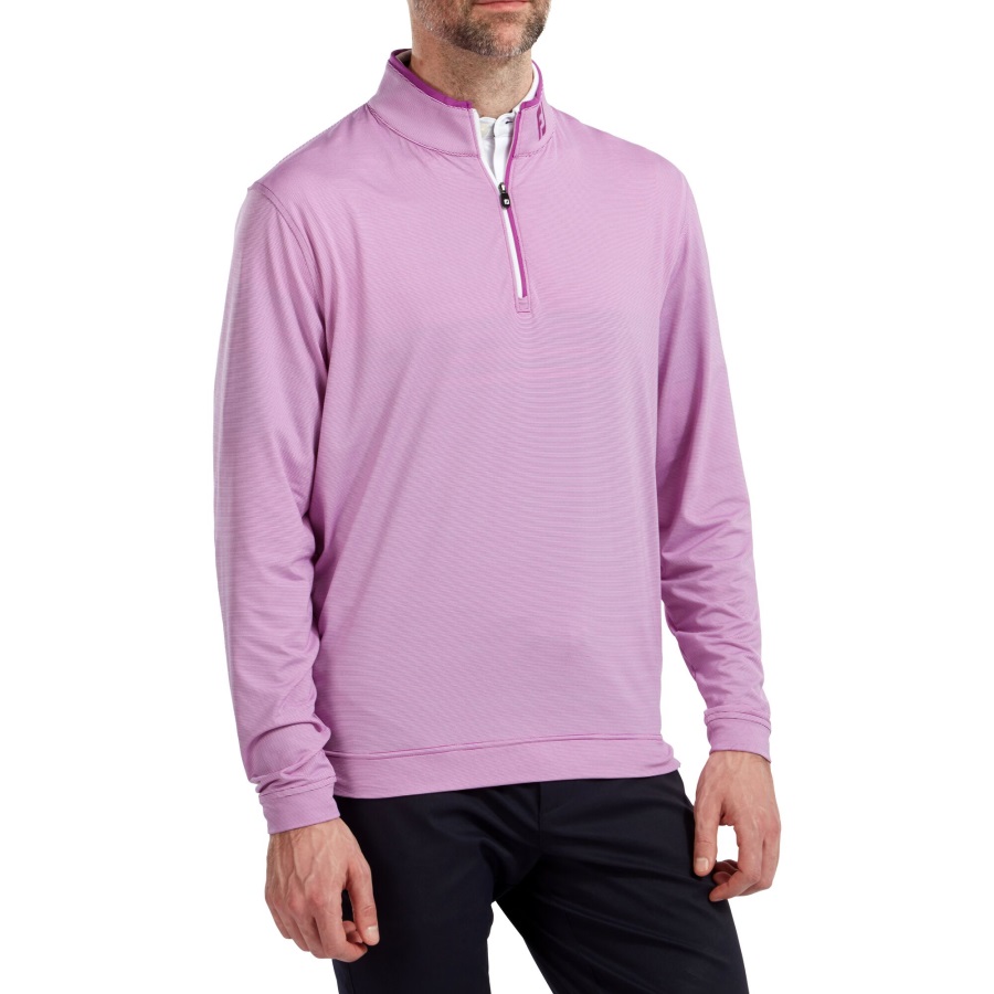 Mulberry-White Lightweight Microstripe Chill-Out Footjoy