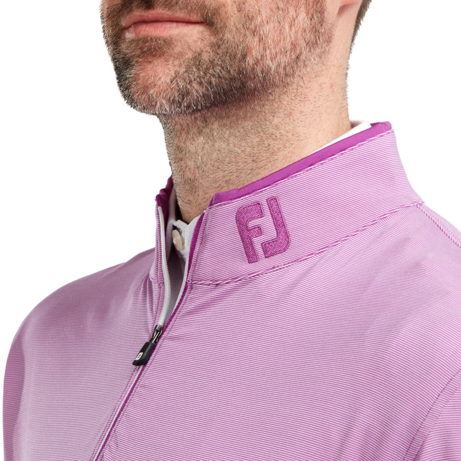 Mulberry-White Lightweight Microstripe Chill-Out Footjoy