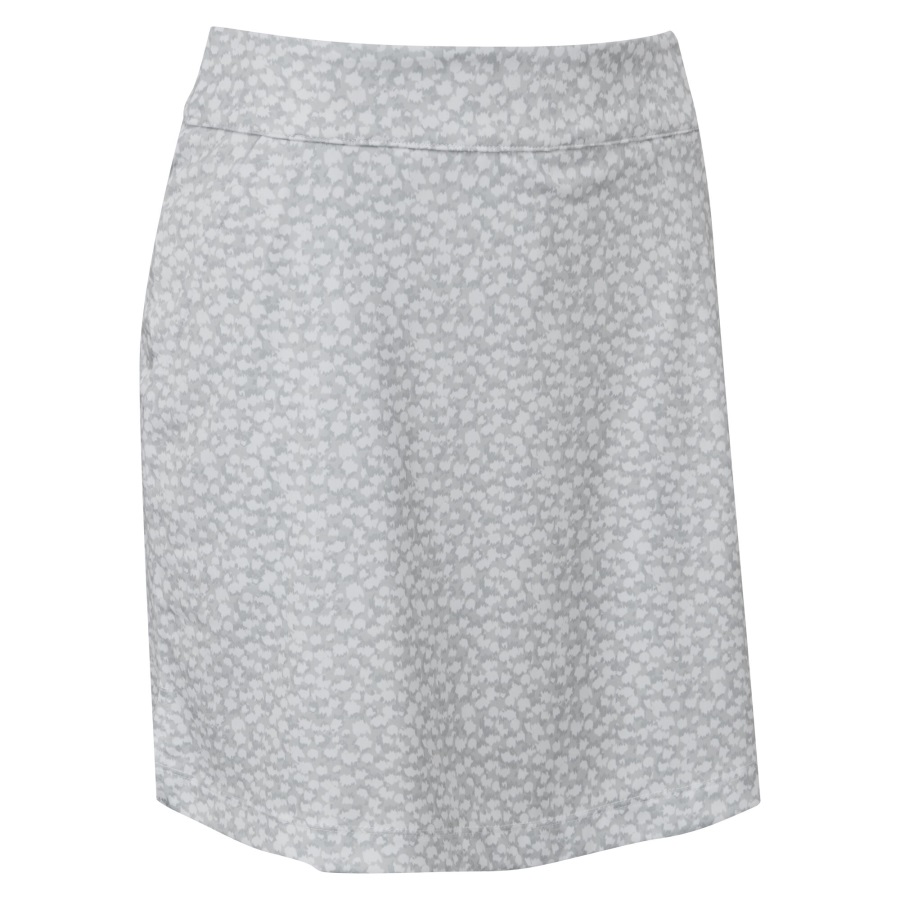 White Footjoy Women's Interlock Print Skort