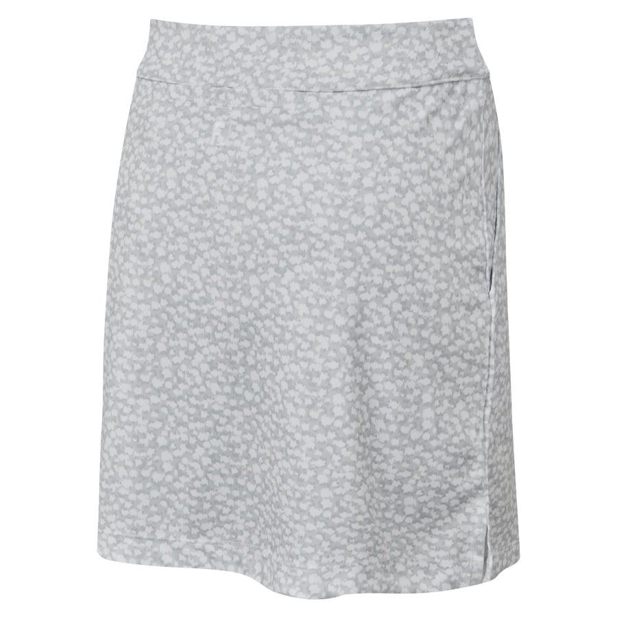White Footjoy Women's Interlock Print Skort