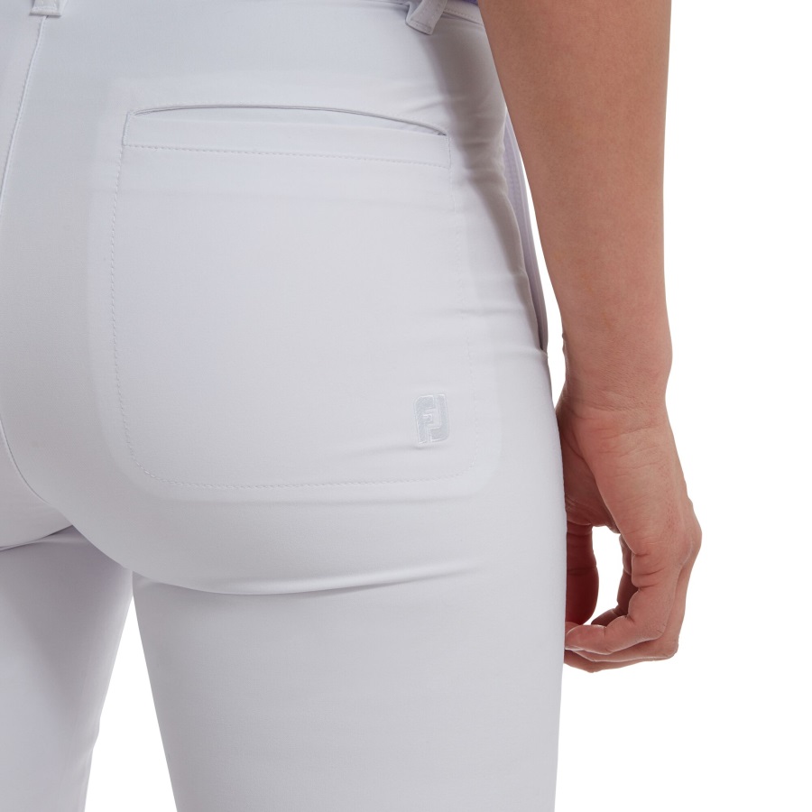 White Stretch Shorts Footjoy
