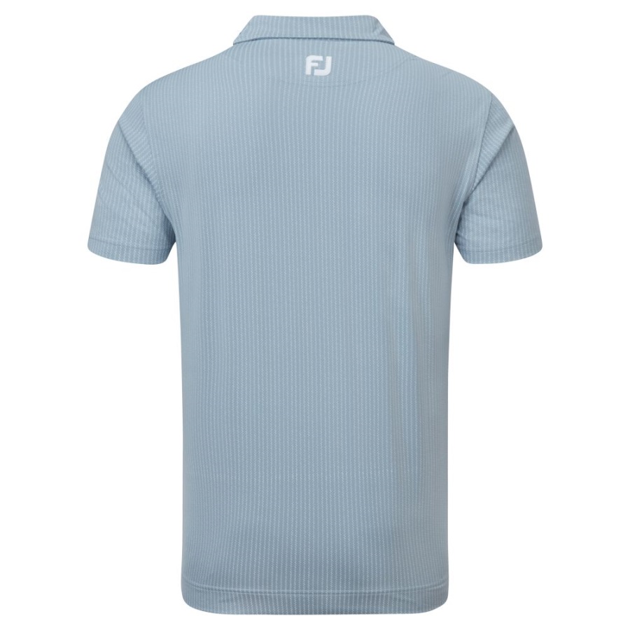 Zig-Zag Print Lisle Grey-White Footjoy
