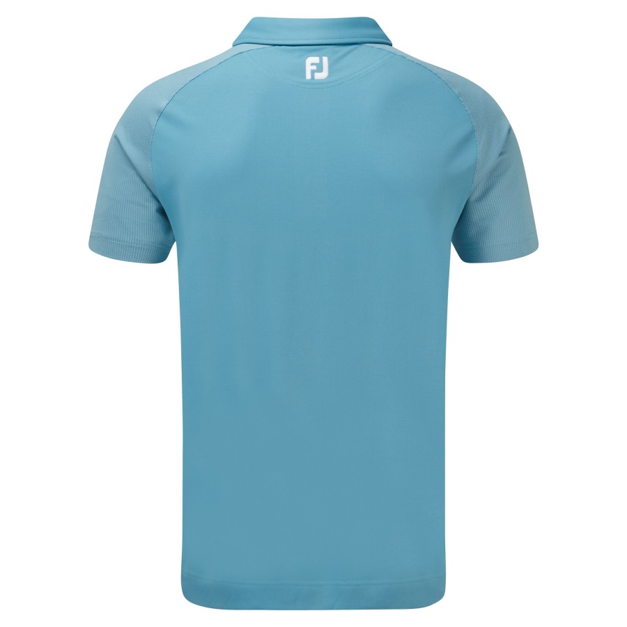 Raglan Jacquard Block Footjoy Storm Blue