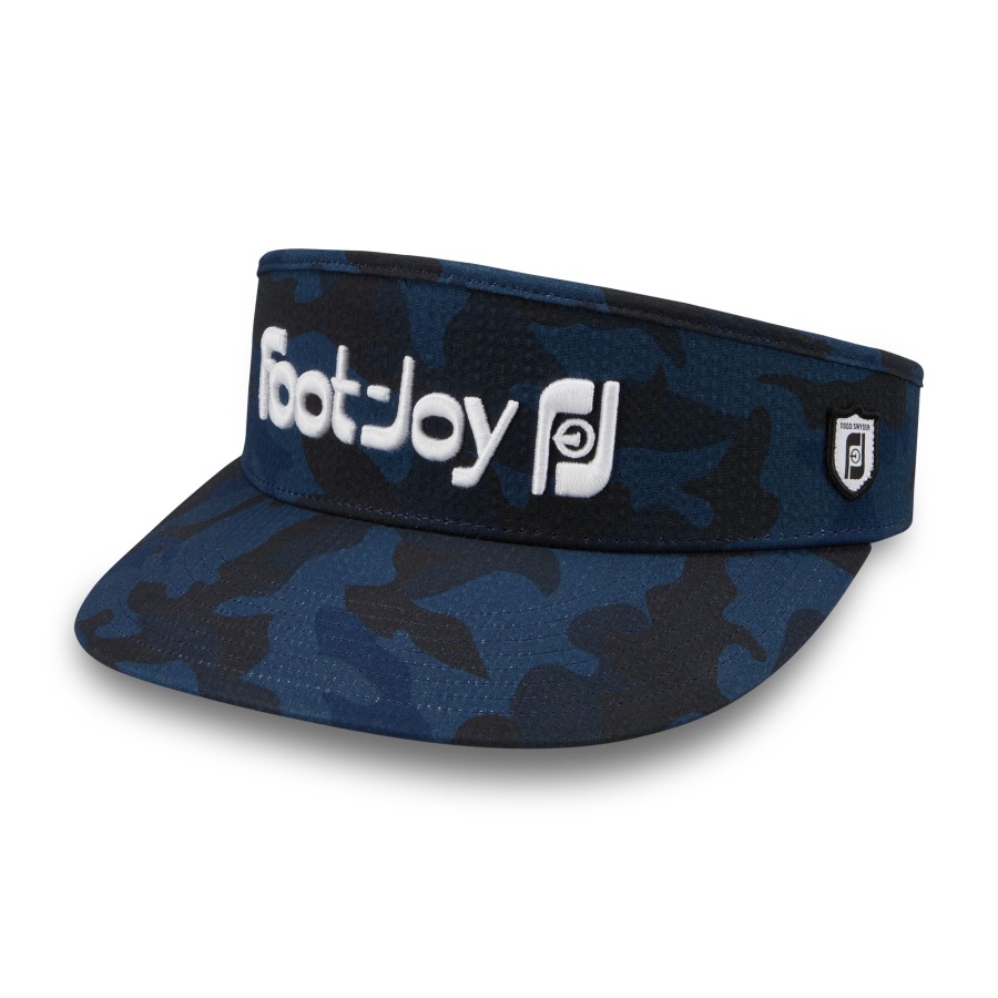 Footjoy Blue Camo Seersucker Visor