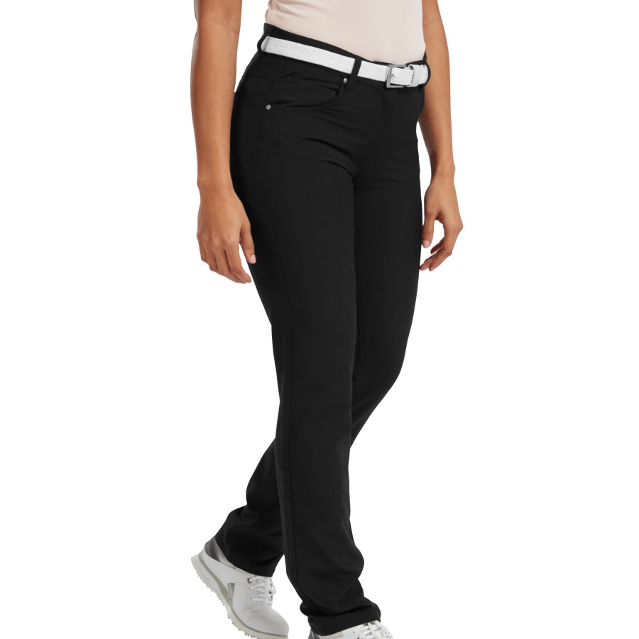GolfLeisure Stretch Trousers Women Black Footjoy