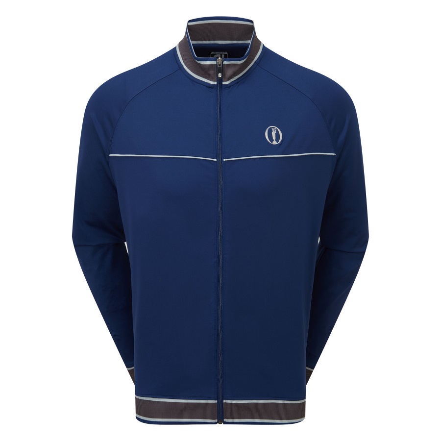 Open Blue Footjoy Open Knit Track Jacket