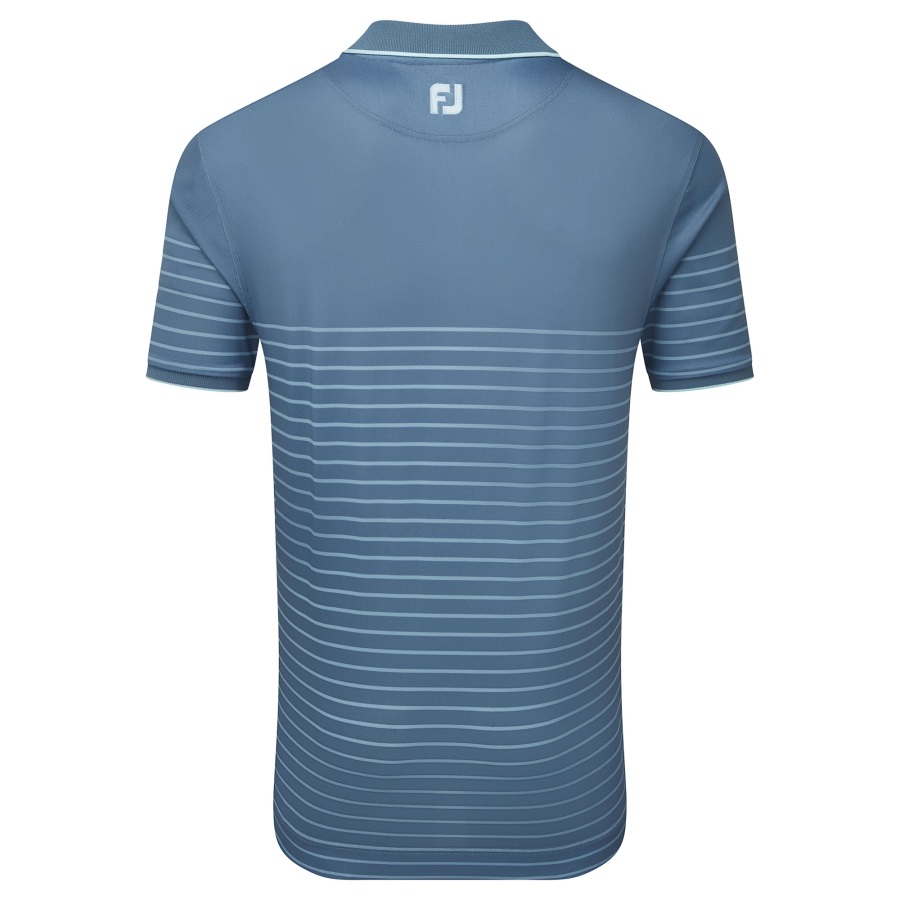 Bluestone-Denim-Azure Footjoy Breton Stripe Pique