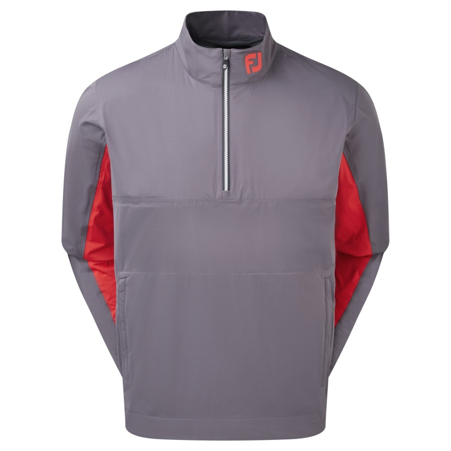 FJ HydroKnit 1-2 Zip Footjoy Charcoal-Red-White