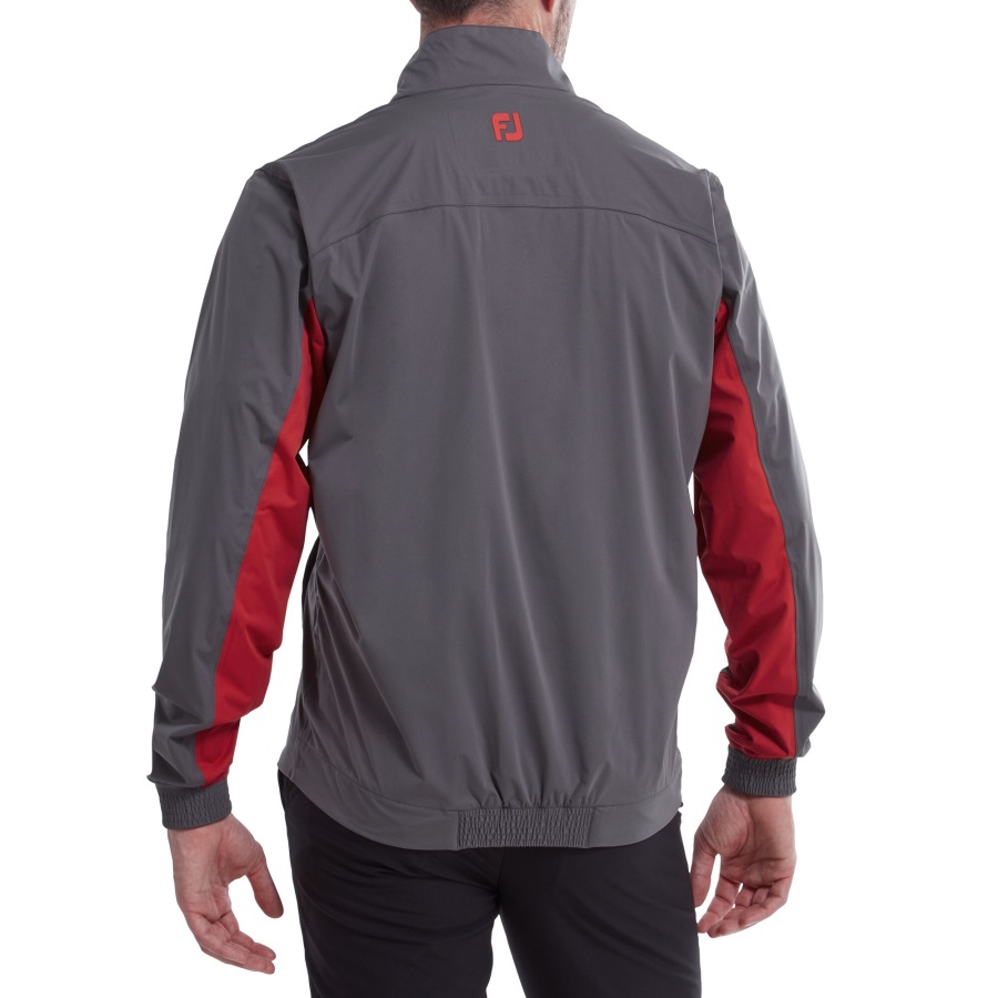 FJ HydroKnit 1-2 Zip Footjoy Charcoal-Red-White