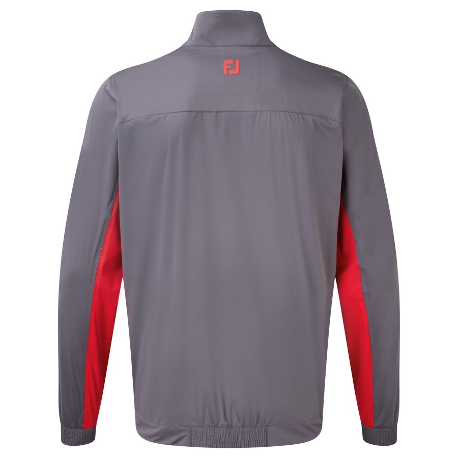 FJ HydroKnit 1-2 Zip Footjoy Charcoal-Red-White