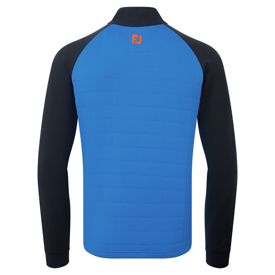 Footjoy Sapphire-Black-Orange Quilted Jacquard Chill-Out XP