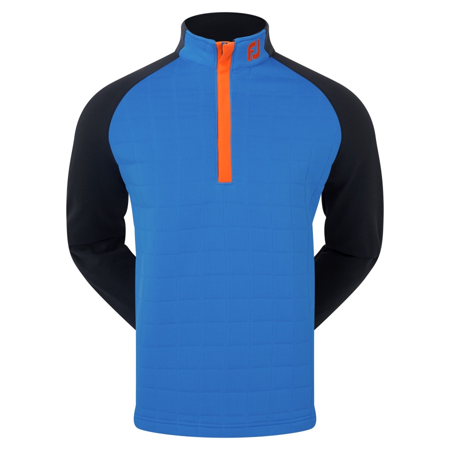 Sapphire-Black-Orange Quilted Jacquard Chill-Out XP Footjoy