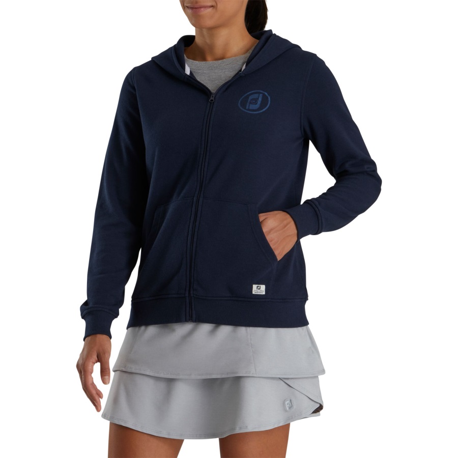Navy Footjoy FJ Heritage Hoodie Women