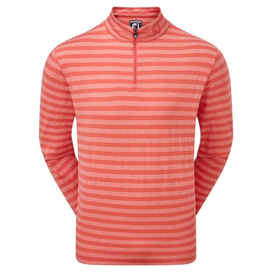 Orange Peached Jersey Tonal Stripe Chill-Out Footjoy
