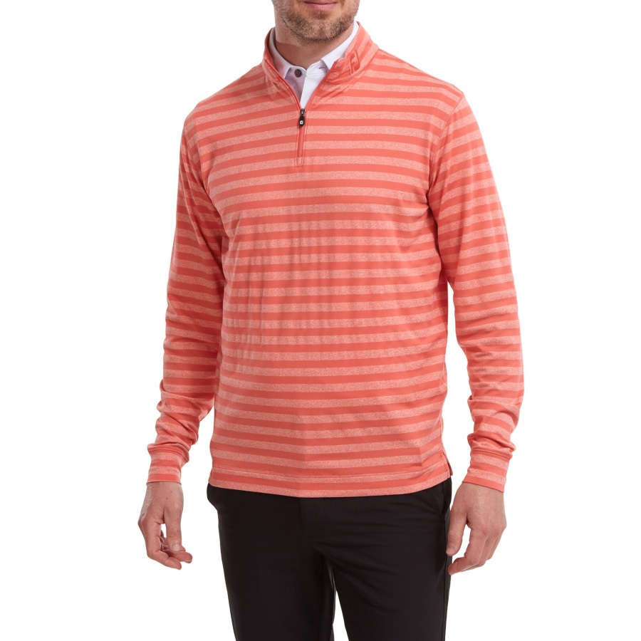 Orange Peached Jersey Tonal Stripe Chill-Out Footjoy