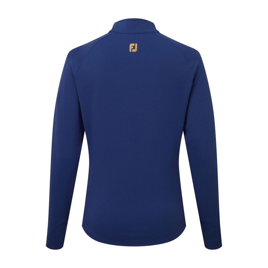 Footjoy Open Blue-Tartan Open Full-Zip Hybrid Jacket Women