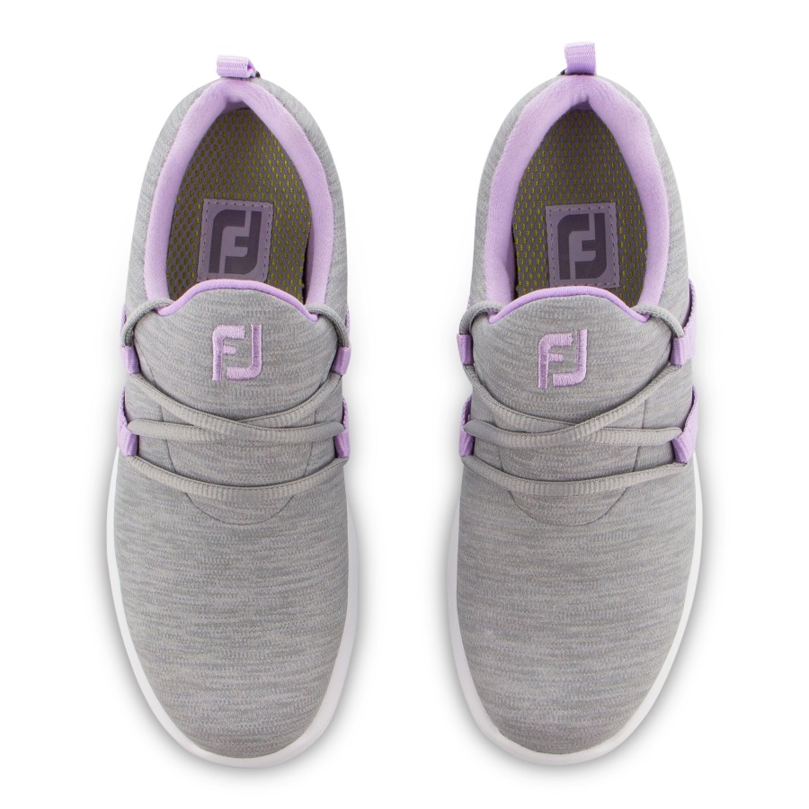 FJ Leisure Slip-on Women-Previous Season Style Grey-Orchid Footjoy