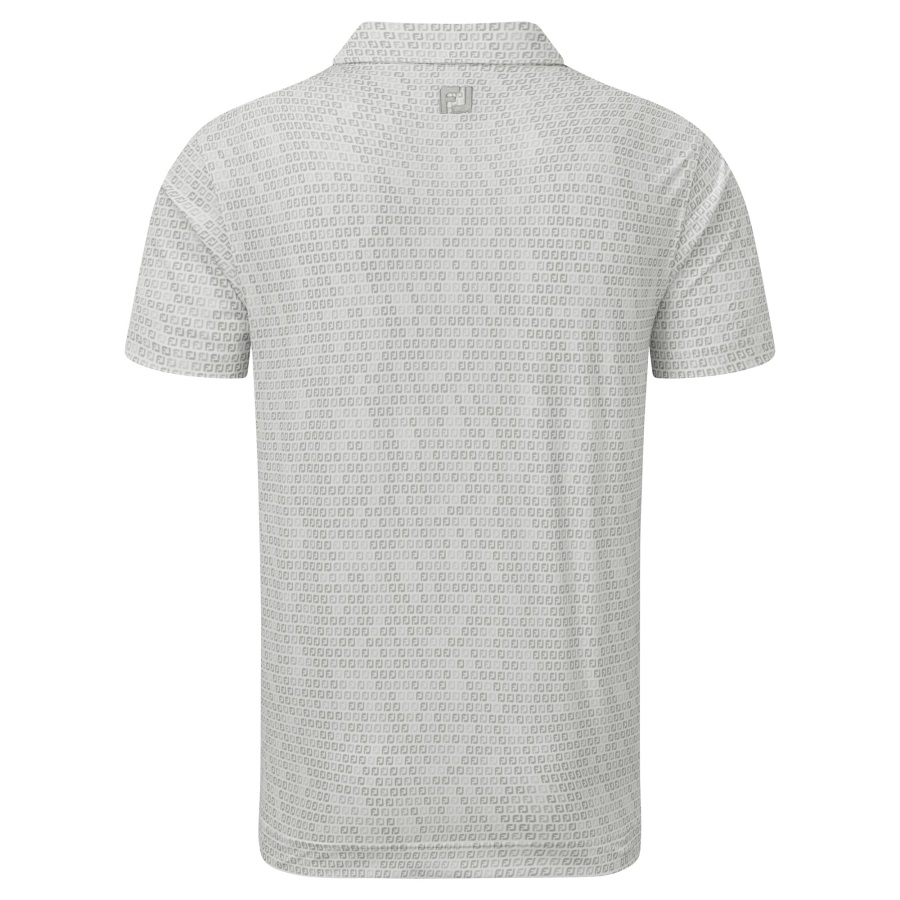Digital Camo FJ Print Lisle White Footjoy