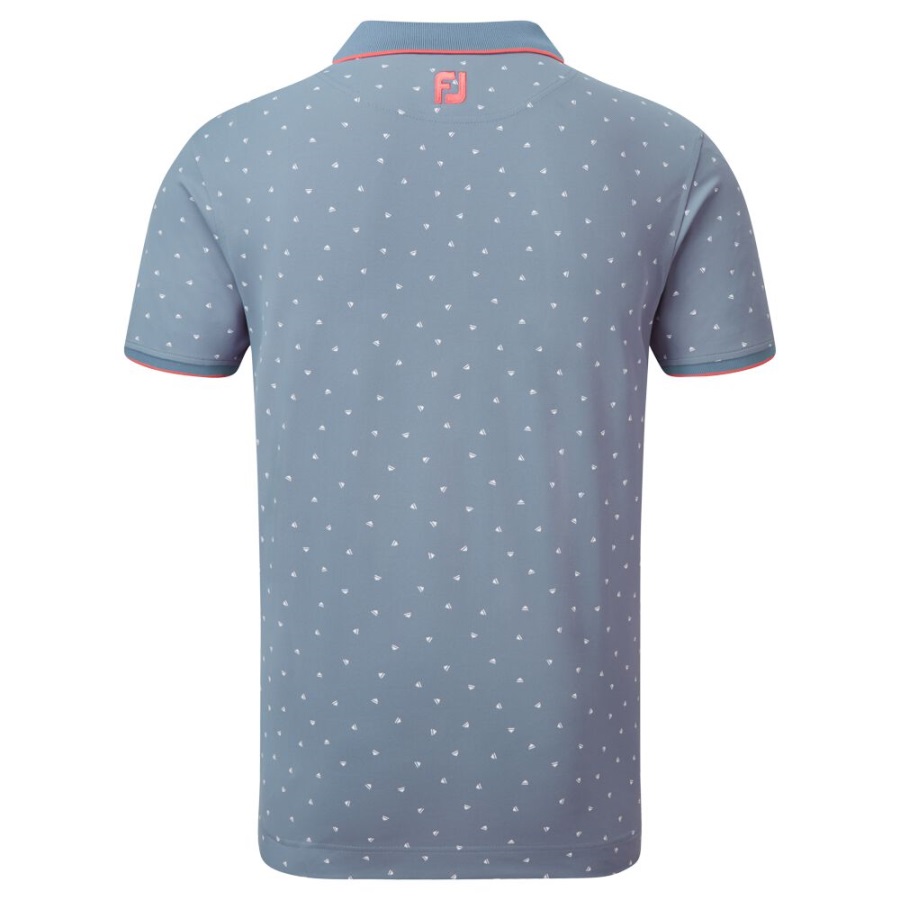 Push Play Print Pique Grey-White Footjoy
