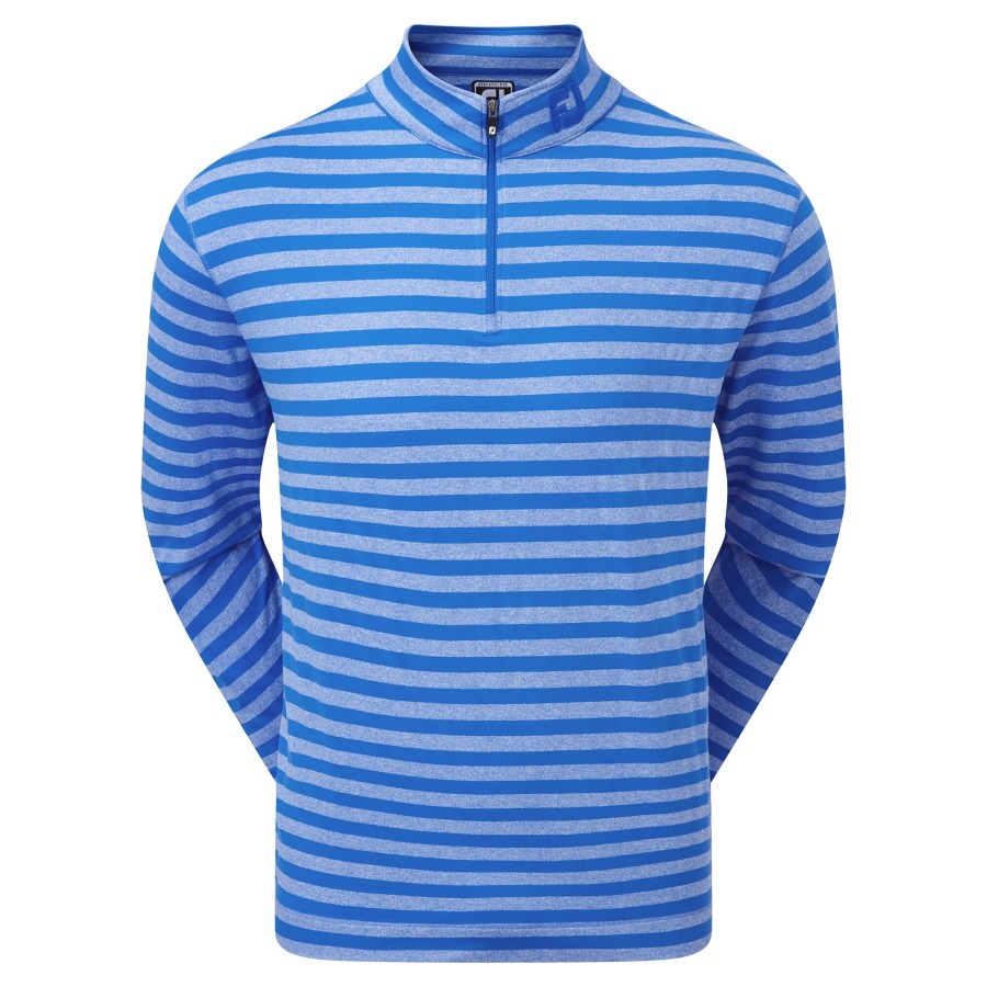 Footjoy Peached Jersey Tonal Stripe Chill-Out Royal