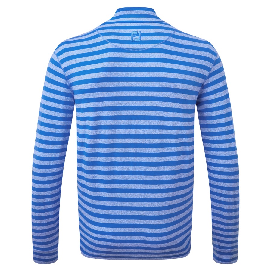 Footjoy Peached Jersey Tonal Stripe Chill-Out Royal