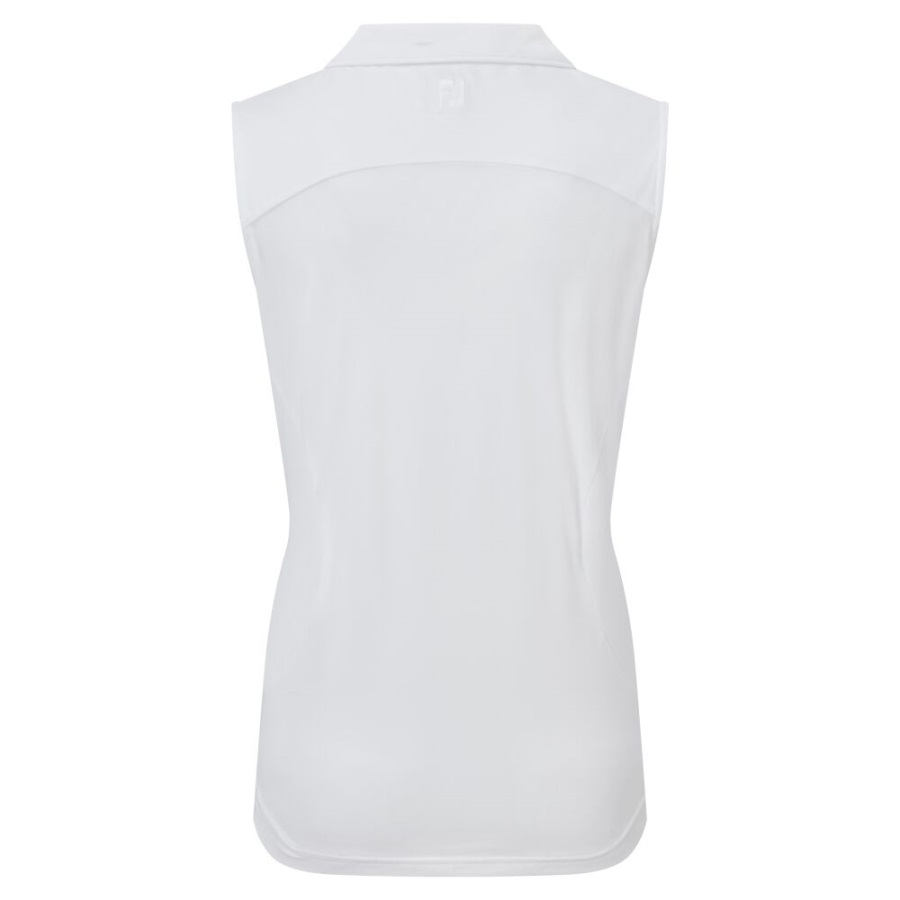 Mesh Back Sleeveless Lisle White Footjoy