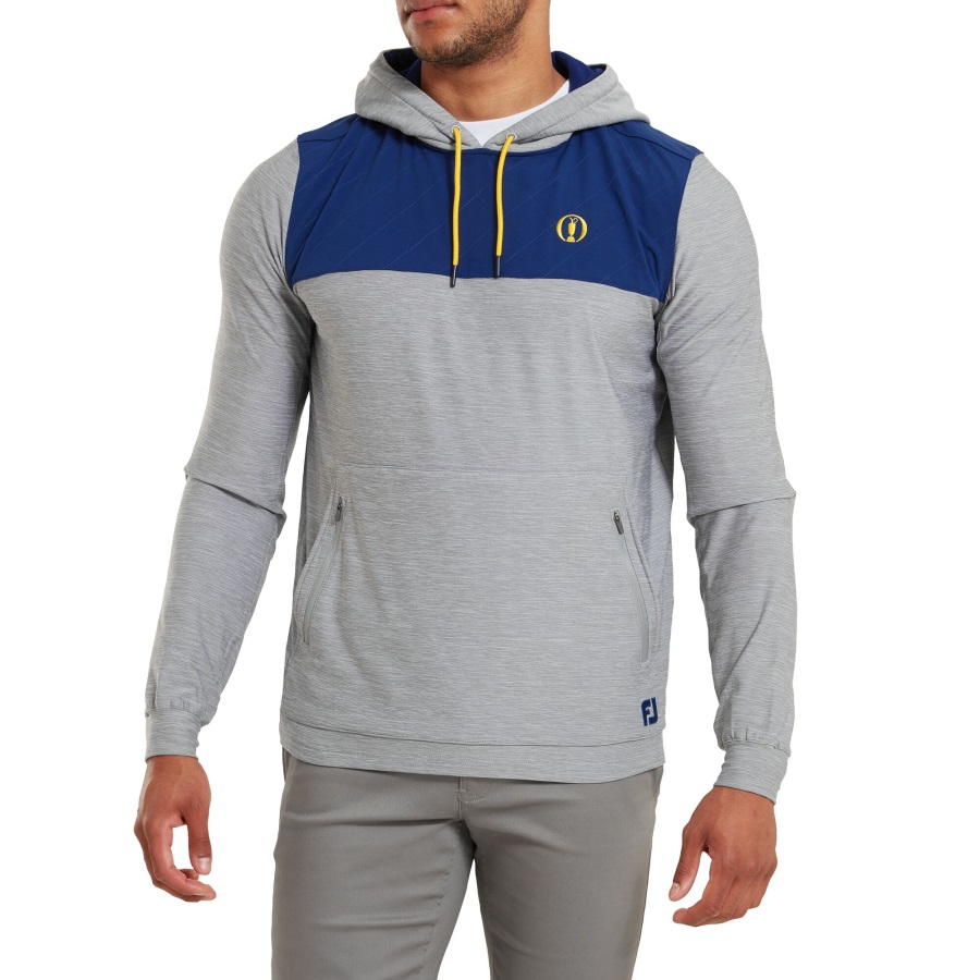 Footjoy Silver-Open Blue Open Hybrid Hoodie