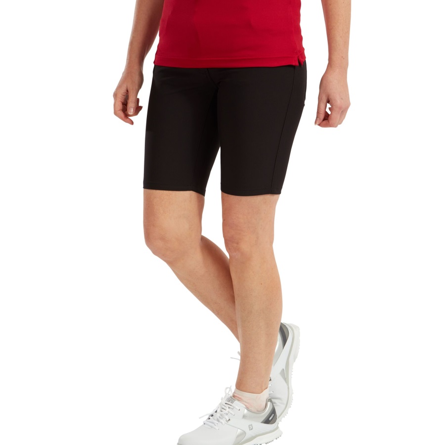 Golfleisure Stretch Shorts Women Black Footjoy