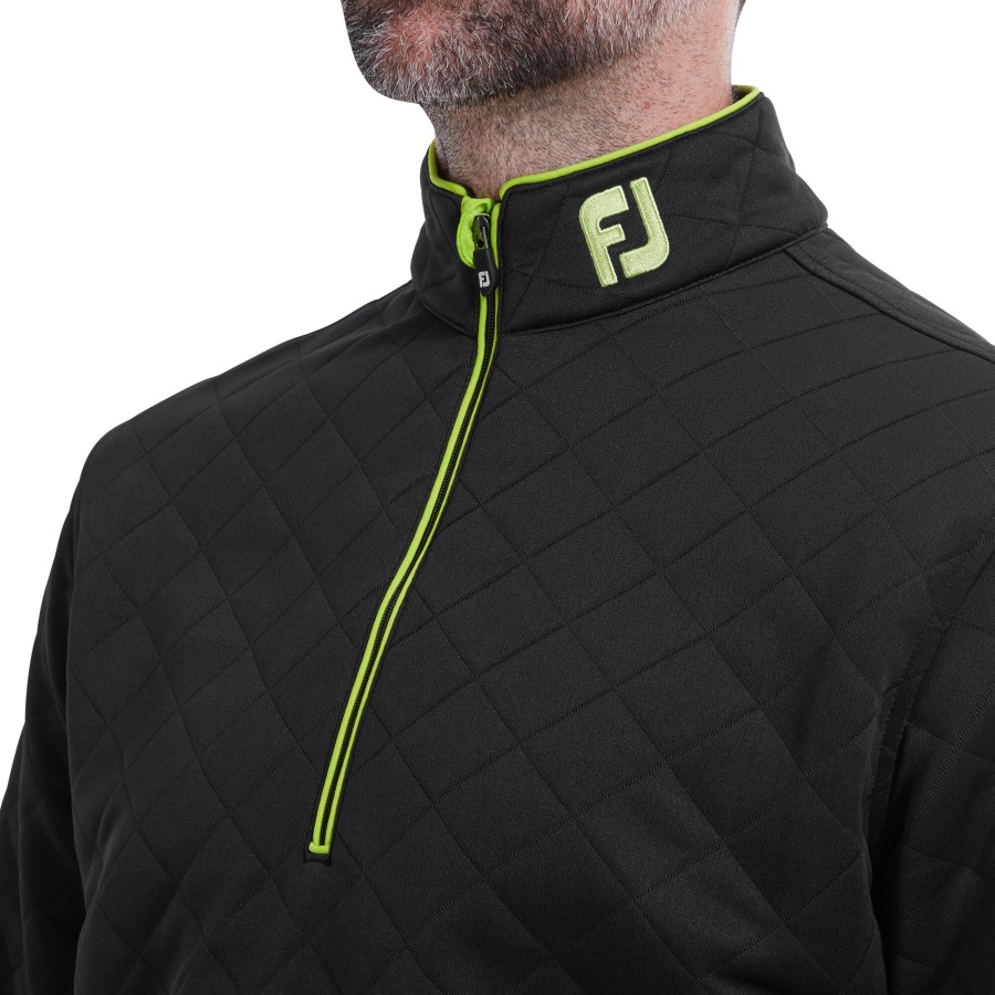 Black-Lime Footjoy Quilted Chill-Out Xtreme