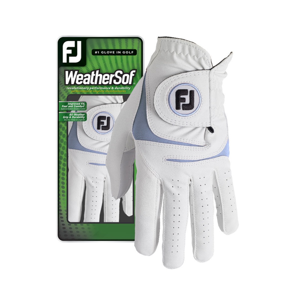 White-Blue Footjoy WeatherSof