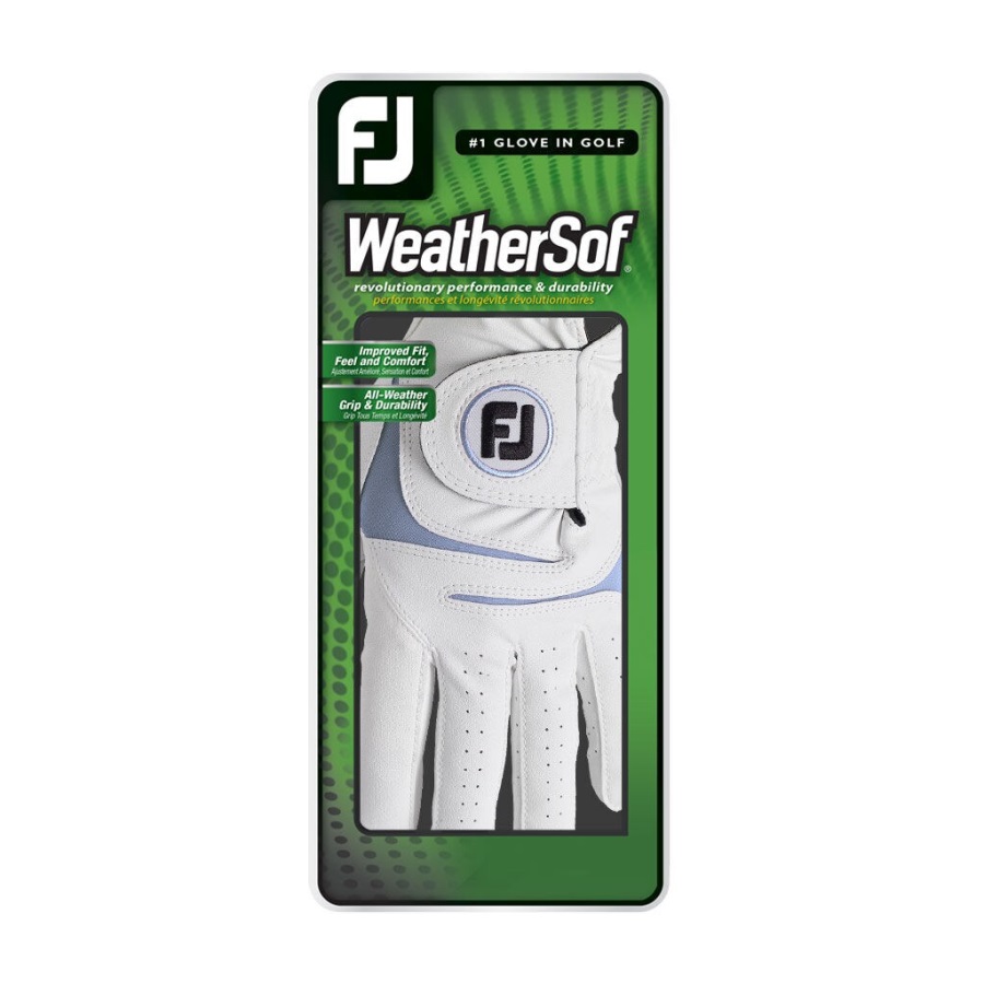 White-Blue Footjoy WeatherSof