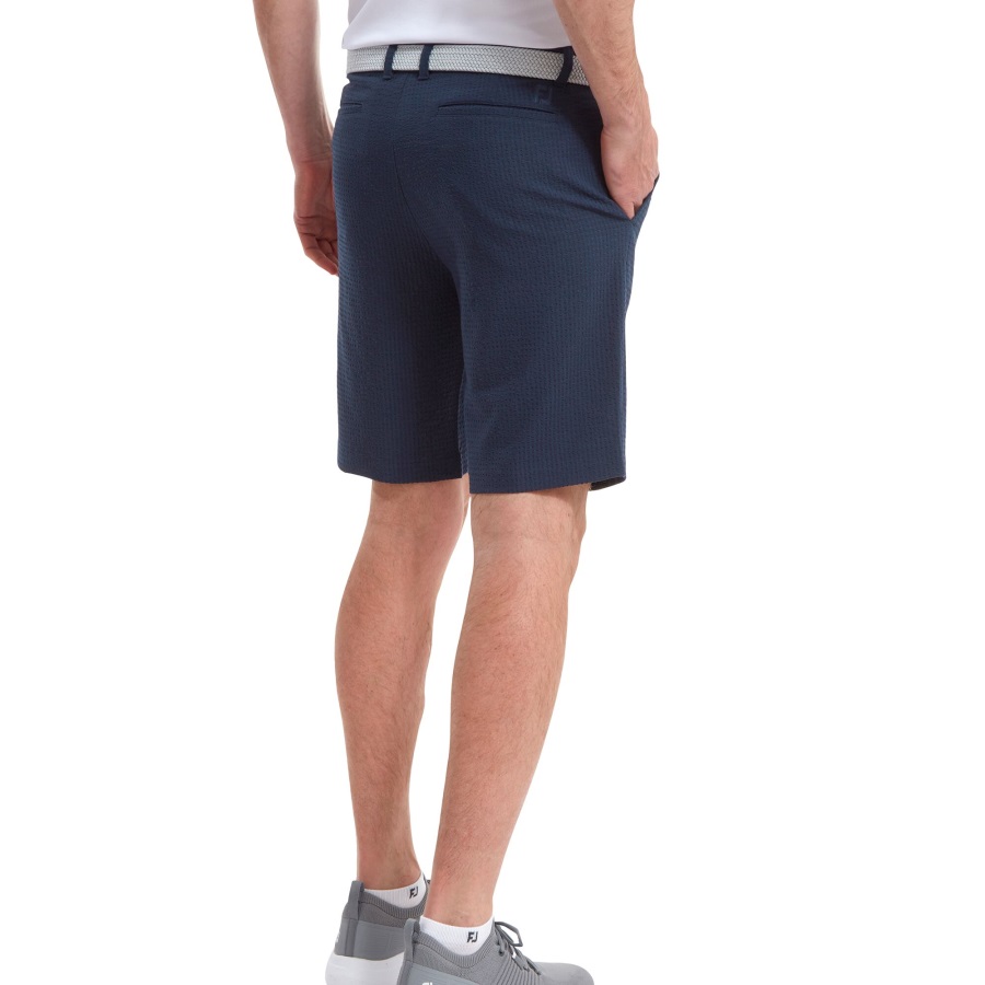Footjoy Performance Seersucker Shorts Navy