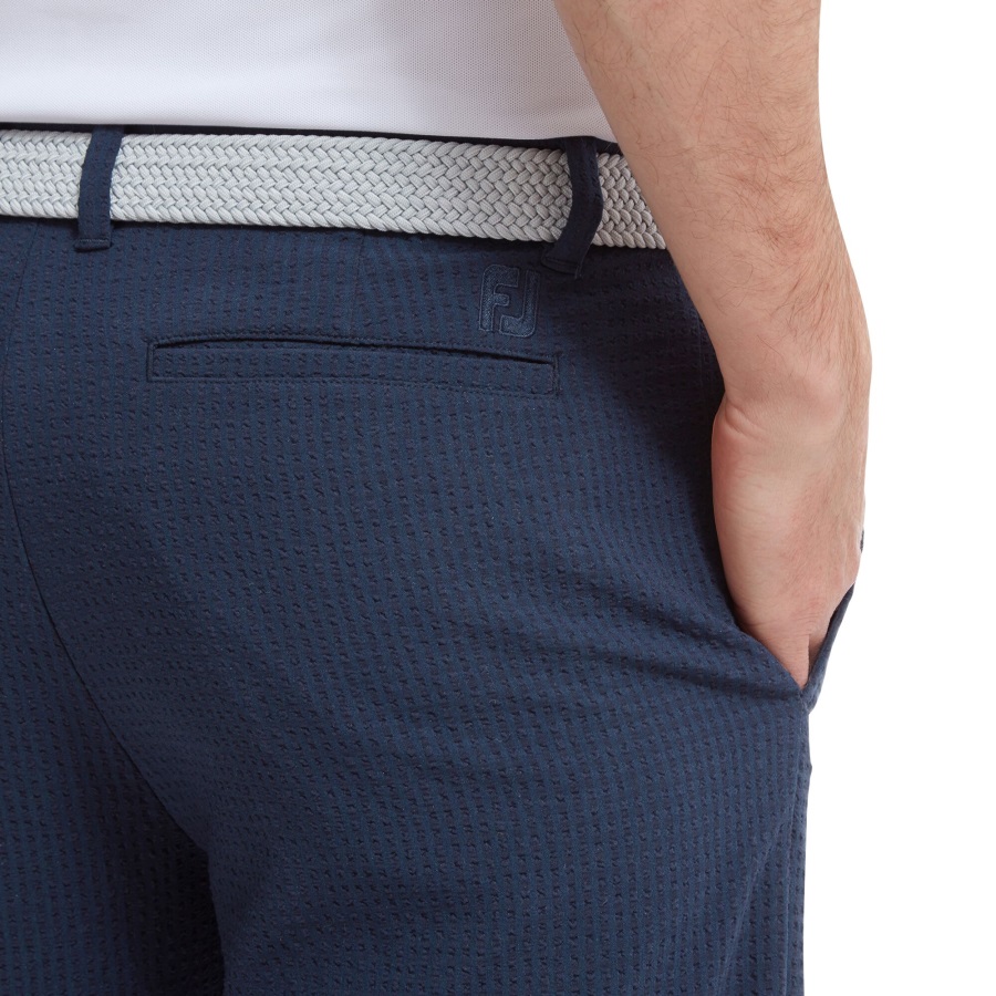 Footjoy Performance Seersucker Shorts Navy
