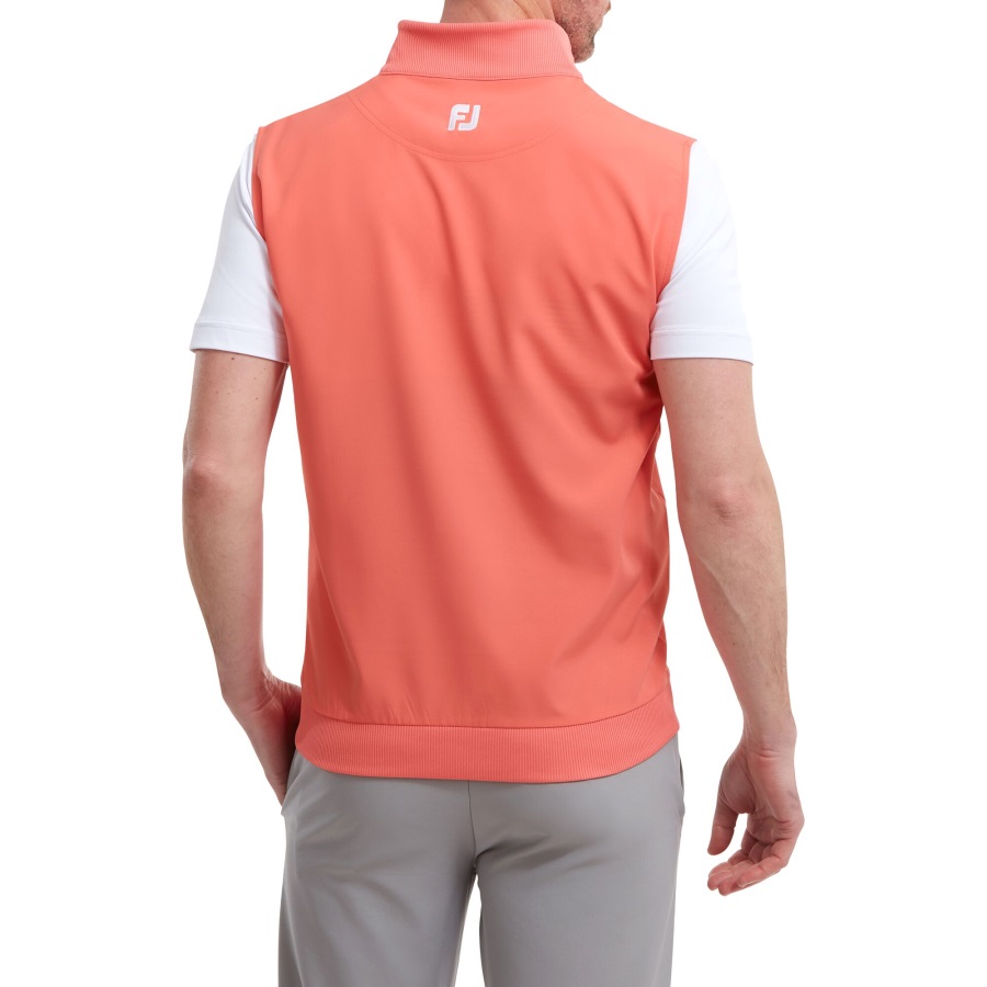 Orange Stretch Woven Vest Footjoy