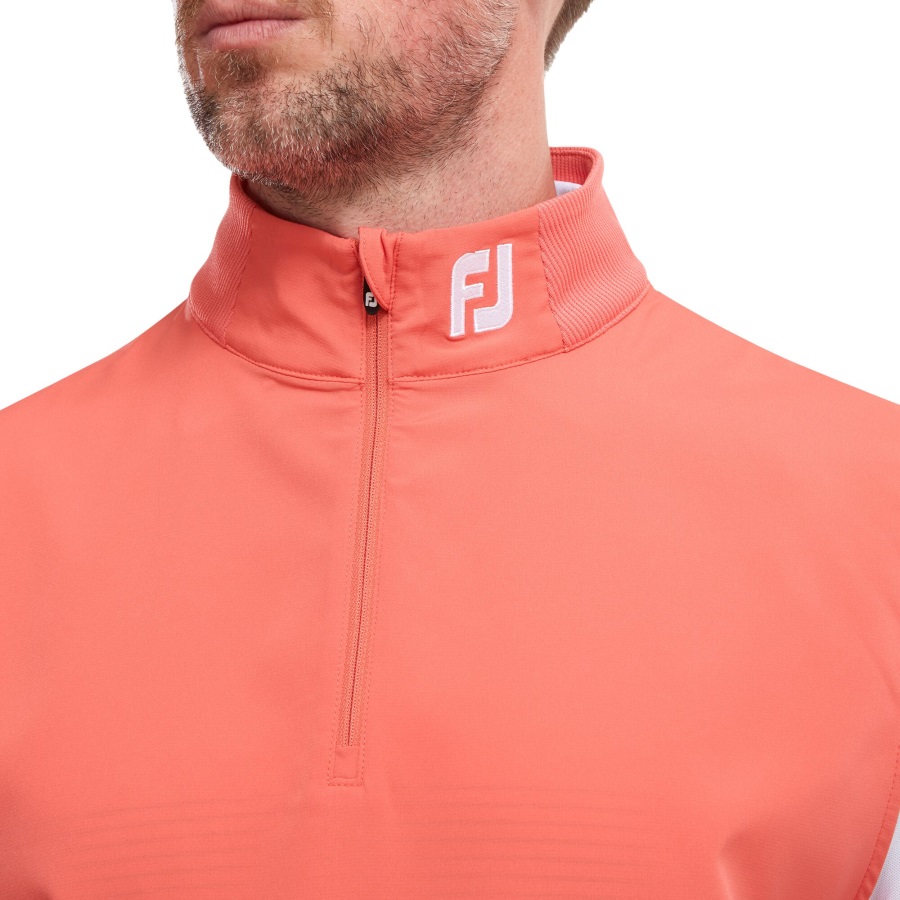 Orange Stretch Woven Vest Footjoy