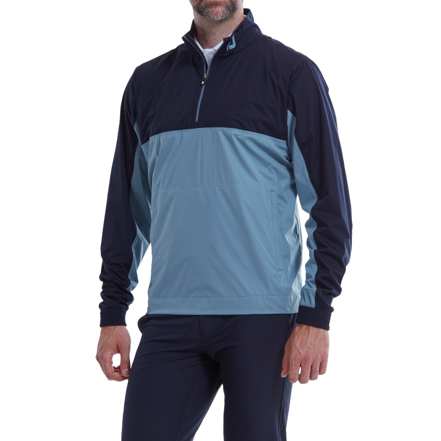 Footjoy Navy-Denim FJ HydroKnit 1-2 Zip