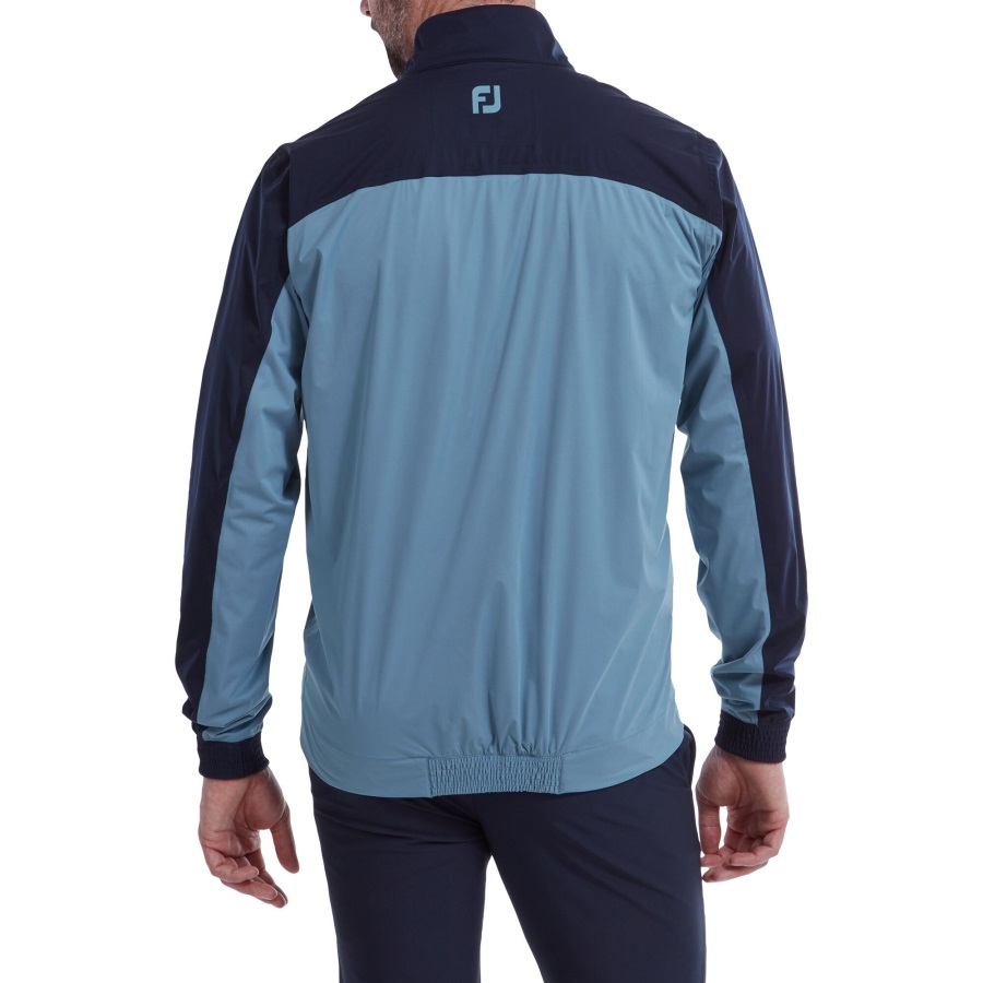 Footjoy Navy-Denim FJ HydroKnit 1-2 Zip