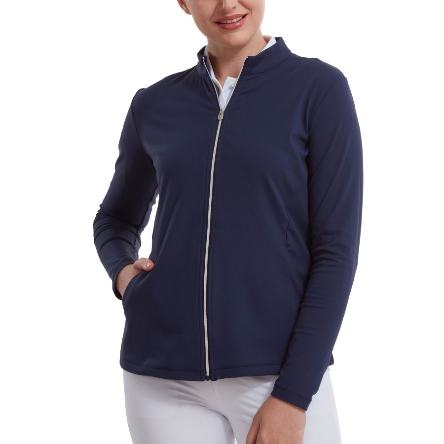 Navy Footjoy Full-Zip Midlayer