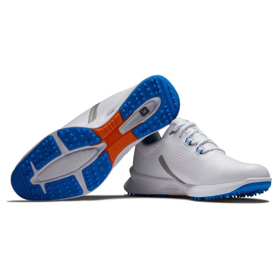 FJ Fuel White-White-Blue Footjoy