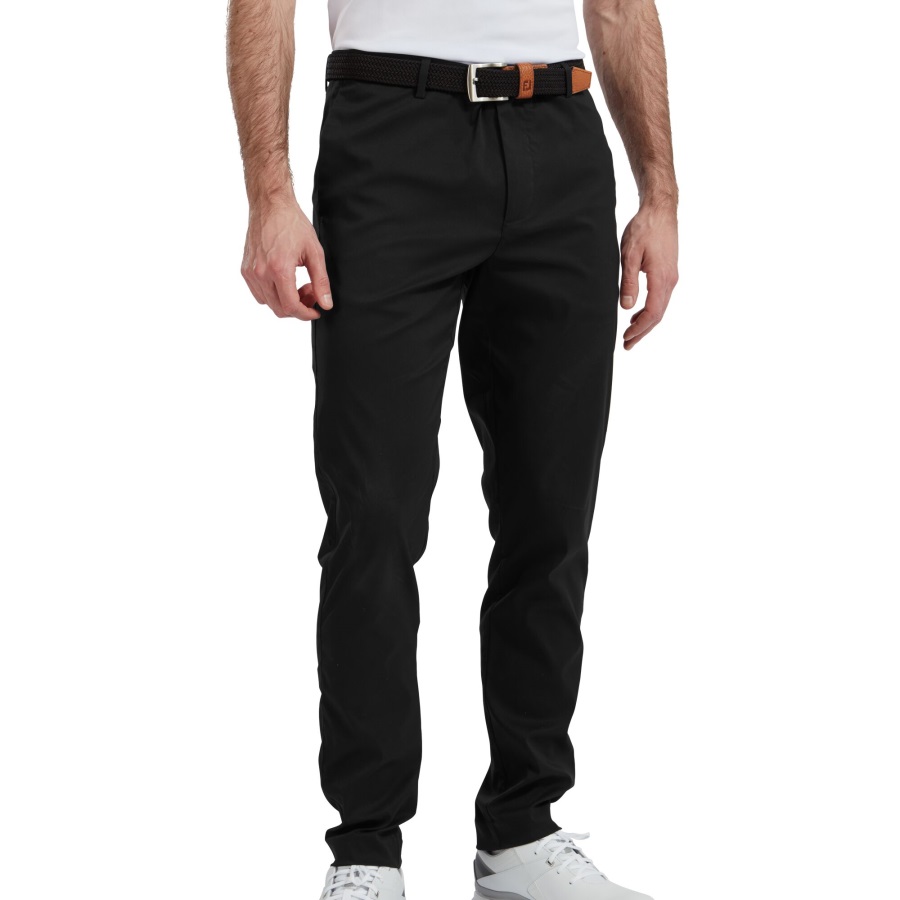 FJ Lite Tapered Fit Trousers Black Footjoy