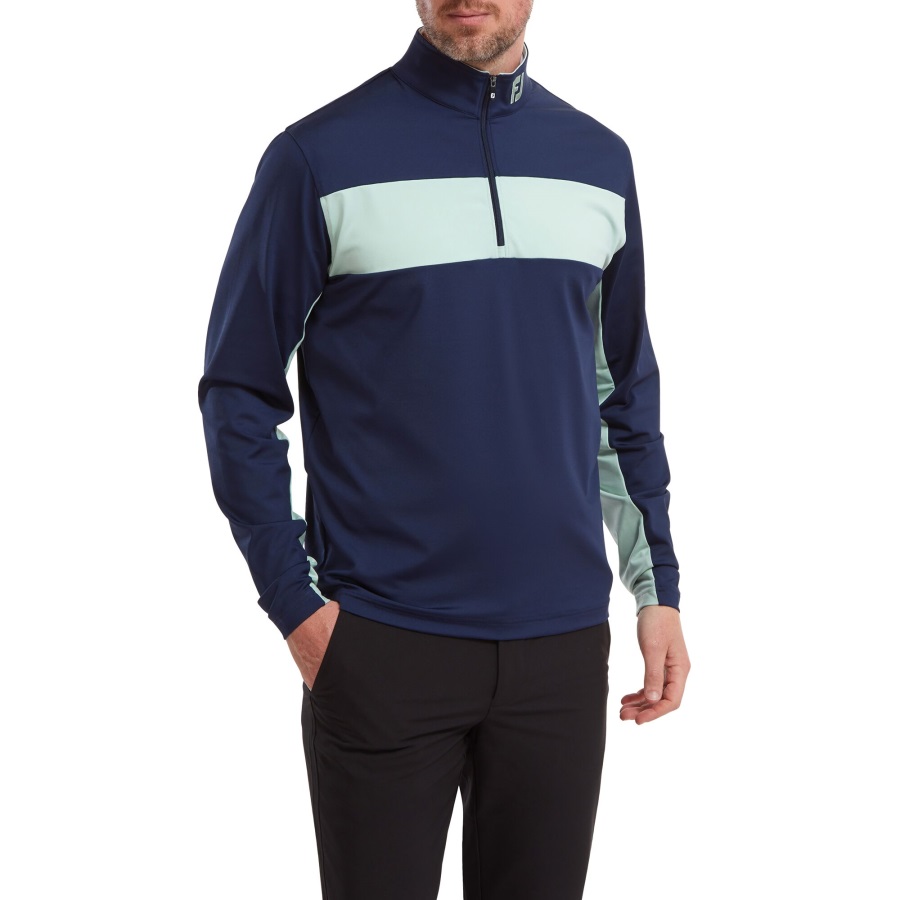 Engineered Chest Stripe Chill-Out Navy-Green Footjoy