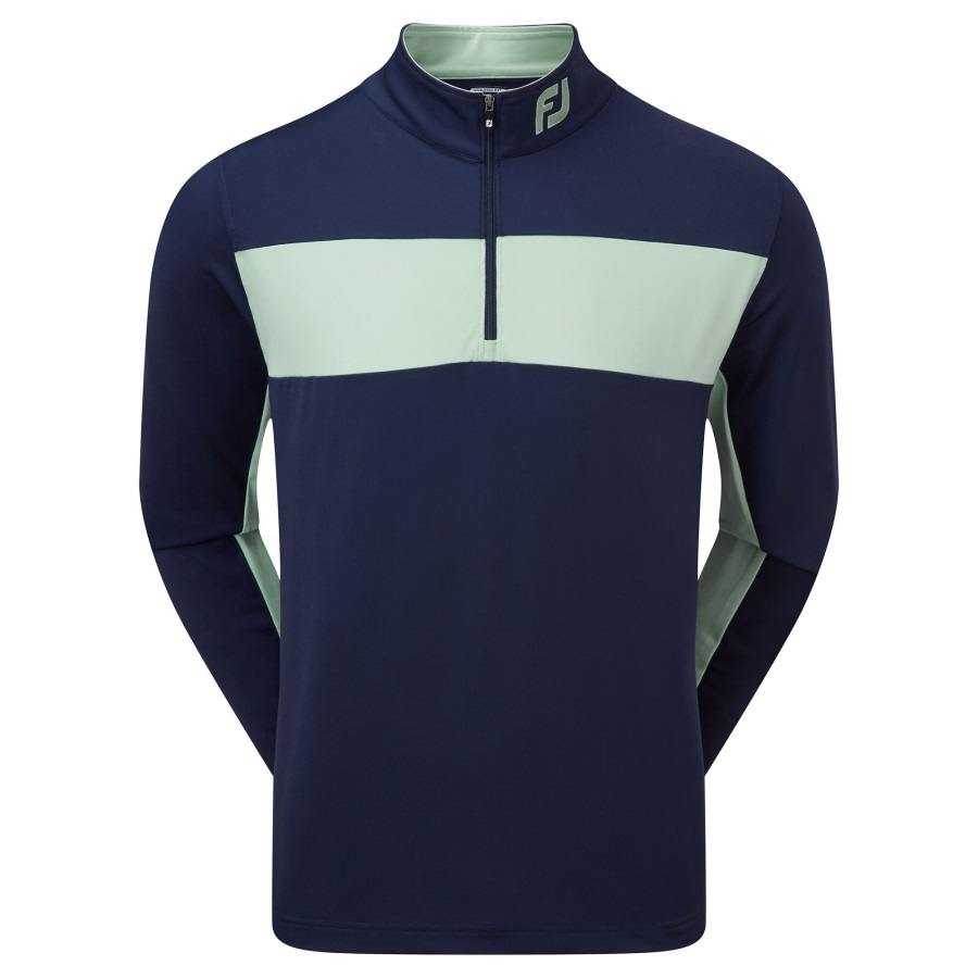 Footjoy Engineered Chest Stripe Chill-Out Navy-Green