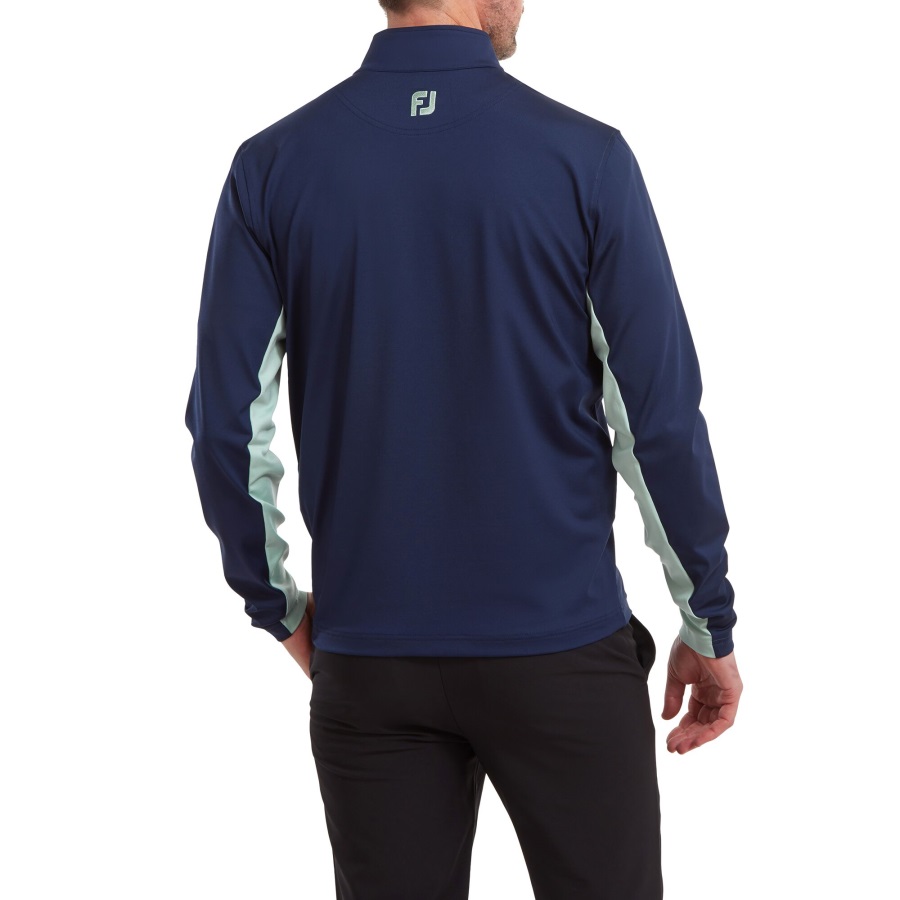 Footjoy Engineered Chest Stripe Chill-Out Navy-Green