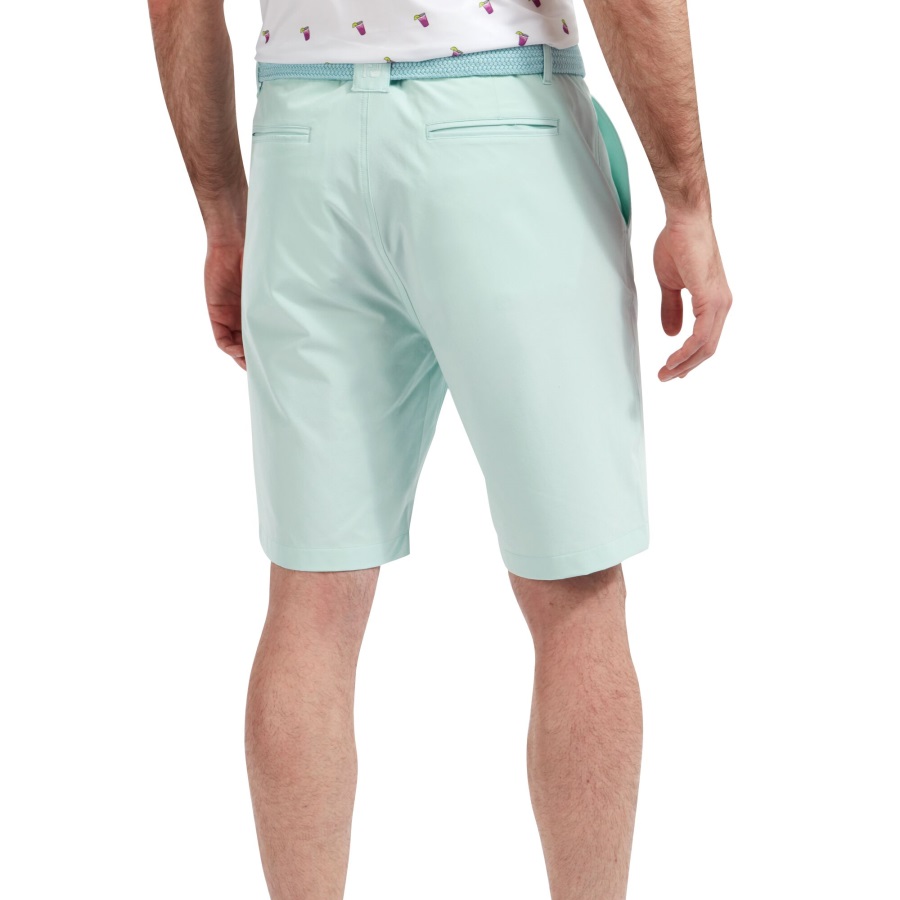 Broken Stripe Woven Short Footjoy Ice Blue