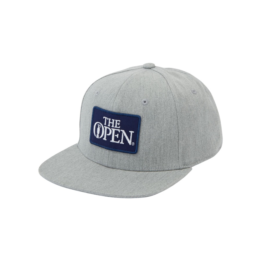 Heather Grey Open Flat Brim Cap Footjoy