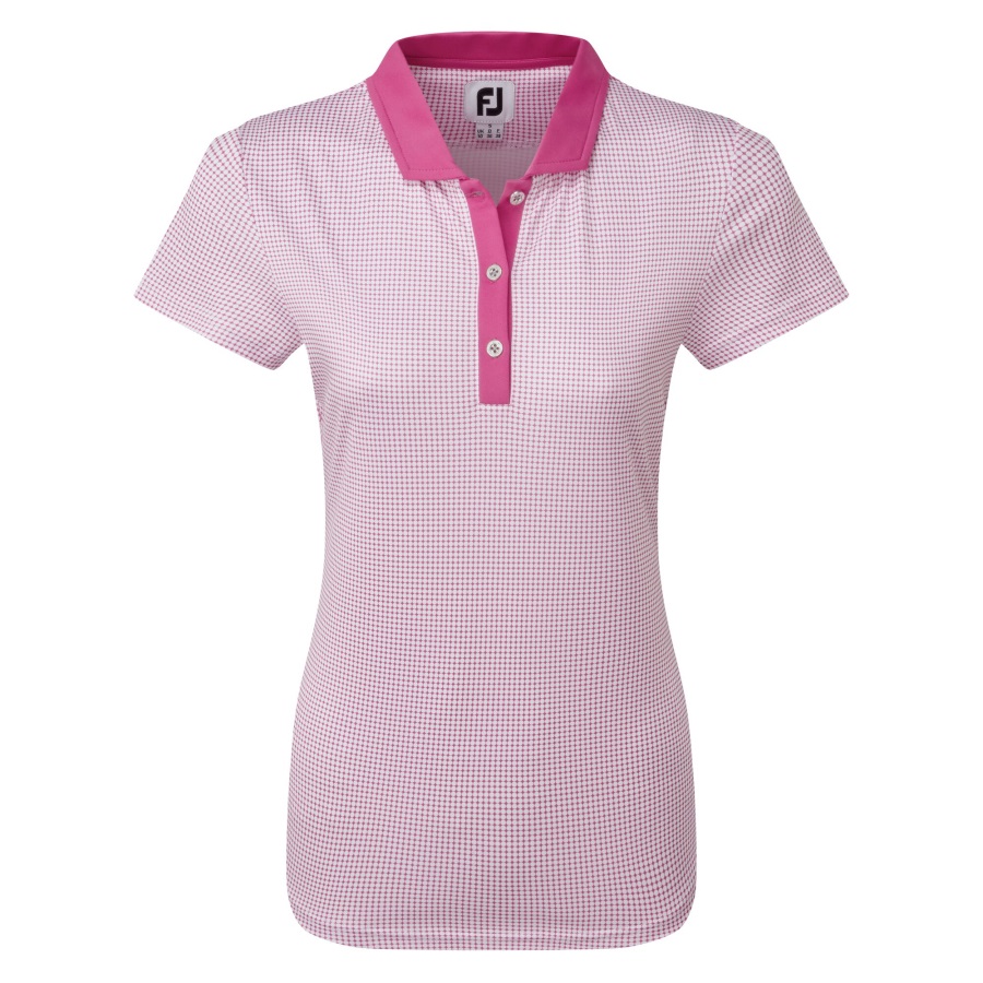 Rose Women's Lisle Sleeveless Shirt with Neck Trim Footjoy