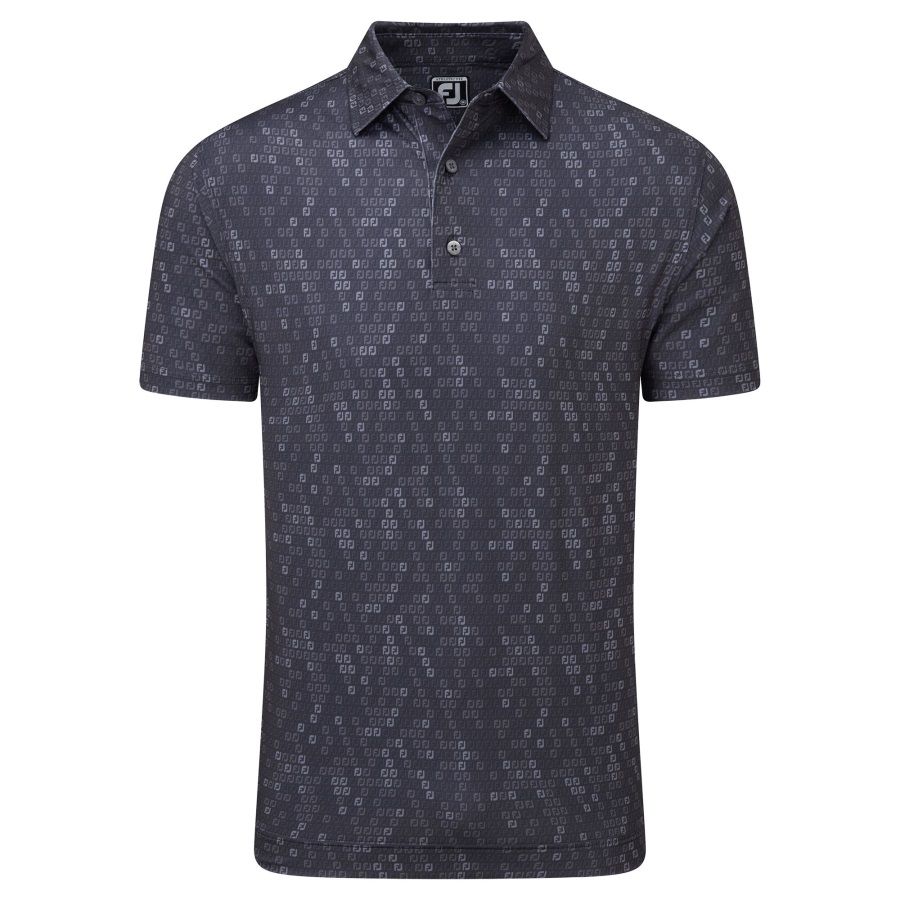 Digital Camo FJ Print Lisle Navy Footjoy
