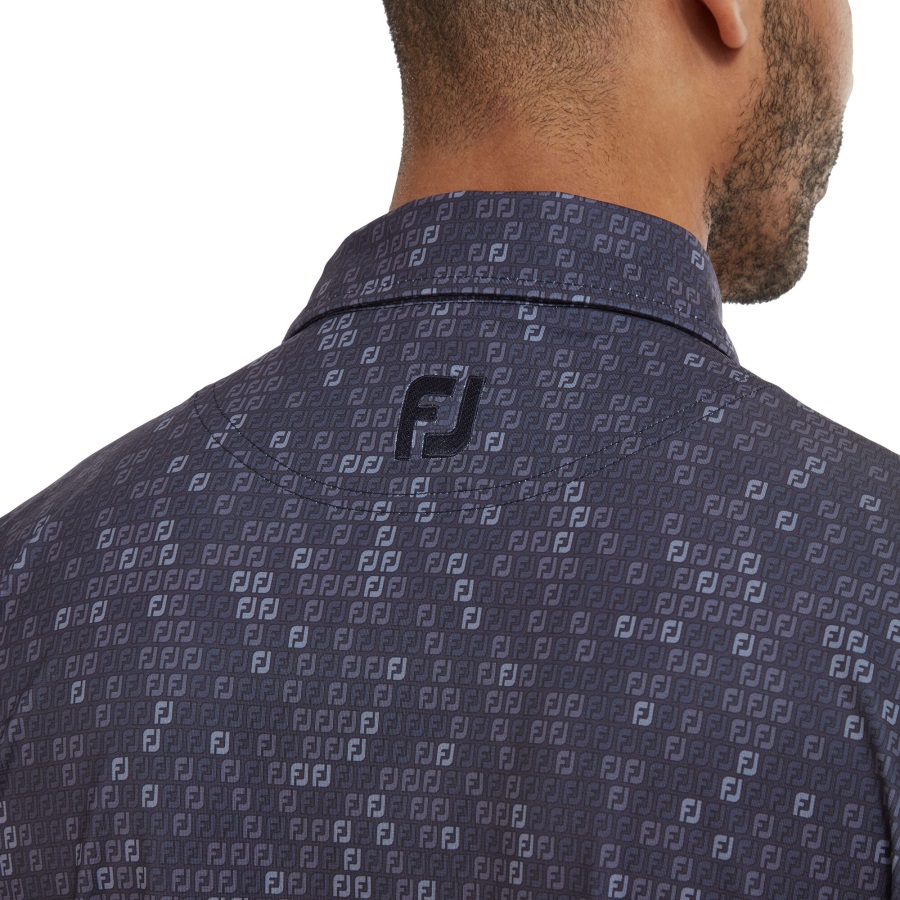 Navy Footjoy Digital Camo FJ Print Lisle